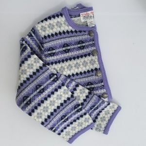 100% Wool Button Front Cardigan Sweater, Women's: PM, $30